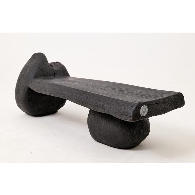 Wood Bench by Logniture For Sale - Image 12 of 18