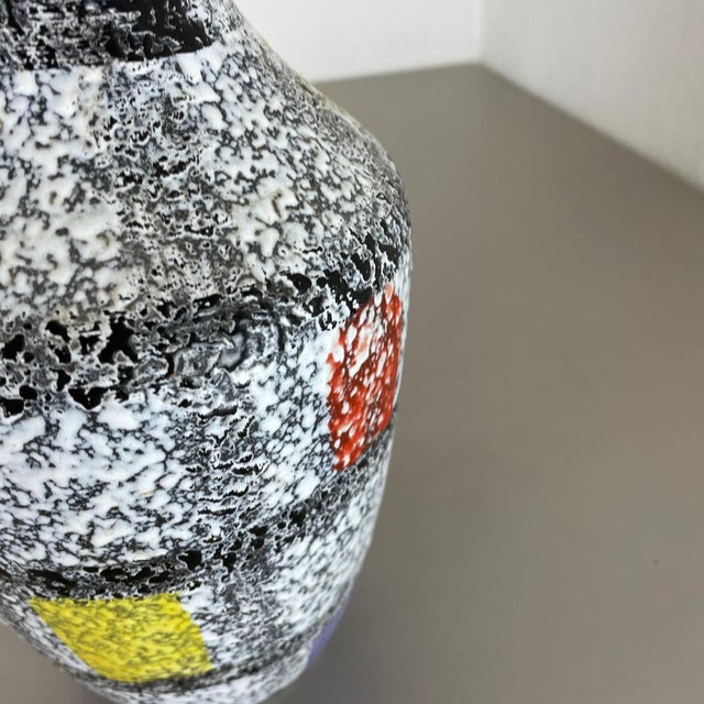 Fat Lava Pottery 575 25 Vase from Bay Ceramics, Germany, 1950s For Sale - Image 10 of 18