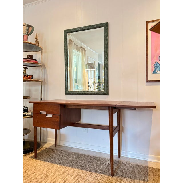 A Mid Century Modern “Accord” Drop Leaf Desk by American of Martinsville, Circa 1960s For Sale - Image 9 of 12