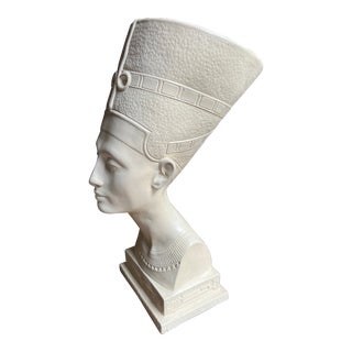 1970s Large Egyptian Nefertiti Bust For Sale
