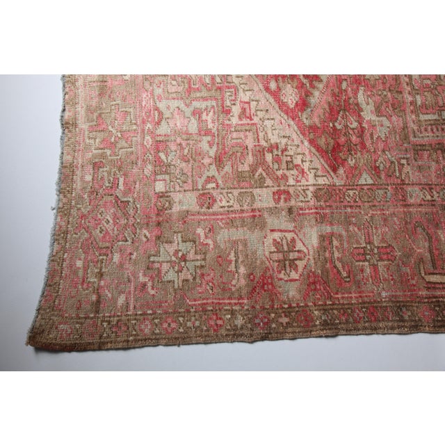 1940s Handmade Tribal Rug -6' 7'' X 8' 6'' For Sale - Image 10 of 15