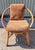1940s Bamboo/ Wicker Child's Chair W/ Brown Suede Cushions For Sale - Image 4 of 7