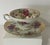 Ceramic Vintage Royal Sealy Japan Roses & Heavy Gold Filigree Footed Tea Cup & Saucer Set For Sale - Image 7 of 12