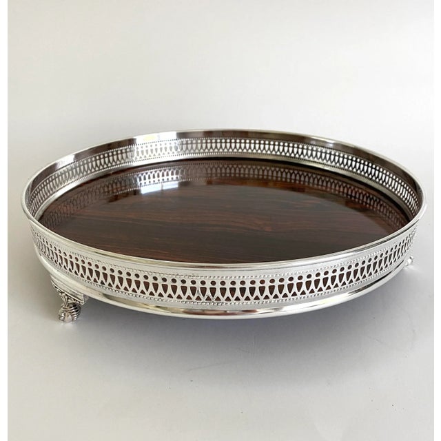 1970s 1970s Sheffield Silver & Formica Bar Tray For Sale - Image 5 of 9