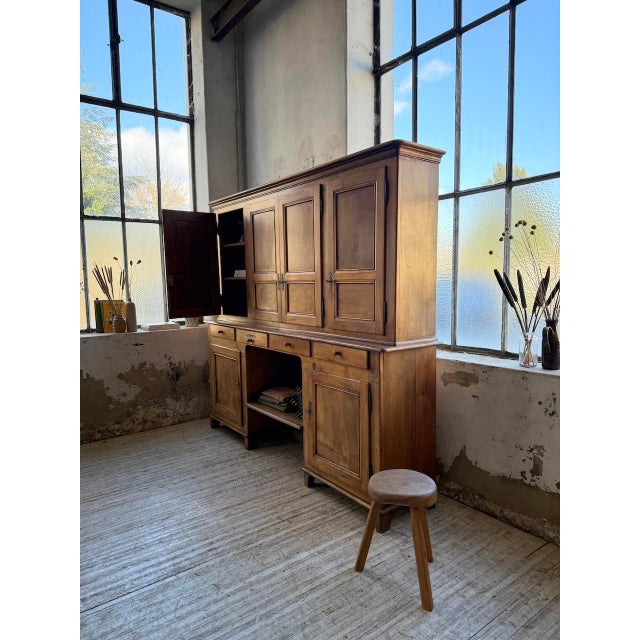 Brown Walnut Mountain Cabinet, 1900s For Sale - Image 8 of 18