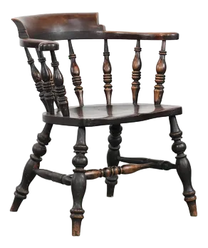 Antique English Captain's Chair, 1800s