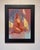 This oil on panel artwork features a figure in a contemplative pose, bathed in warm hues that evoke a sense of intimacy...