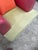 Celery Micro-Suede + Rose Pink Leather Chair + Ottoman For Sale In San Francisco - Image 6 of 12