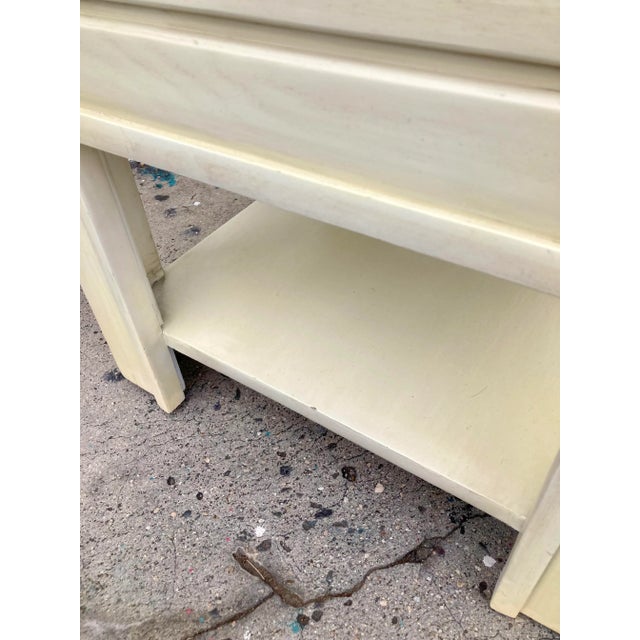 James Mont Ming Style Cocktail Table With Brass Insets For Sale - Image 12 of 12