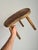 Vintage French Wooden Tripod Stool, 1950 For Sale - Image 3 of 11