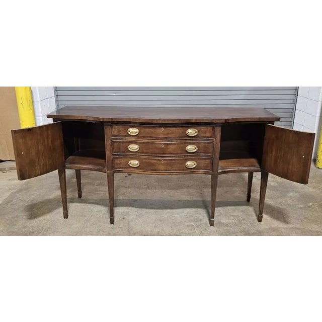 Mid 20th Century Mid 20th Century Henredon Mahogany Inlaid Sideboard For Sale - Image 5 of 11