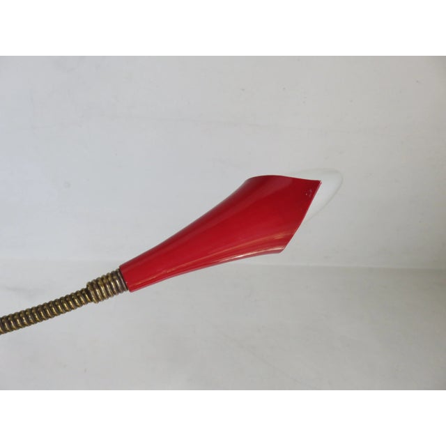 Gold Italian Red Brass Filigree Pendant, 1950s For Sale - Image 8 of 15