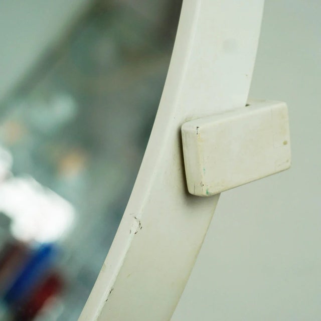 1960s Circular White Mirror by Uno & Östen Kristiansson for Luxus, 1960s For Sale - Image 5 of 12