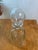 Antique Hand Blown Glass Decanter With Agave Leaf and Beautiful Globe Top For Sale - Image 9 of 14