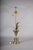Hollywood Regency Brass Palm Leaf Double Socket Table Lamp, Europe, 1960s For Sale - Image 9 of 12
