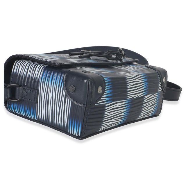 Black Blue Damier Rush Epi Steamer Wearable Wallet For Sale In New York - Image 6 of 9