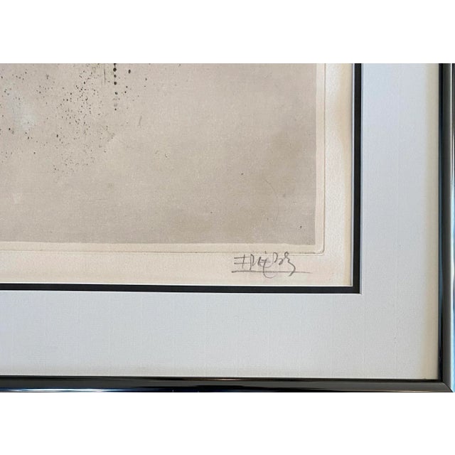 Abstract Vintage Johnny Friedlander Abstract Aquatint, Circa 1960s For Sale - Image 3 of 5