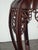 Vintage 20th Century Chinese Carved Rosewood Side Table Plant Stand For Sale - Image 10 of 15
