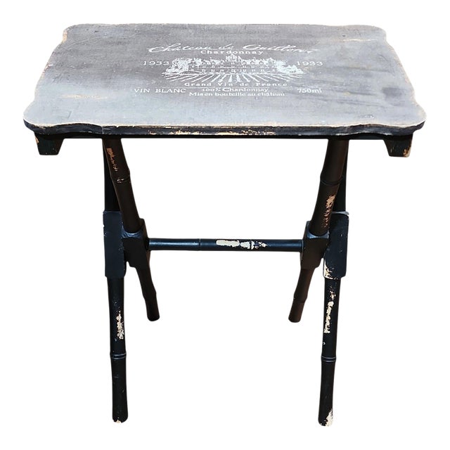 1980s Vintage Vineyard Folding Wine Table For Sale