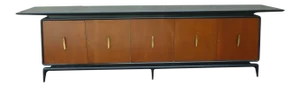 Italian Mid-Century Modern Sideboard Manner of Gio Ponti