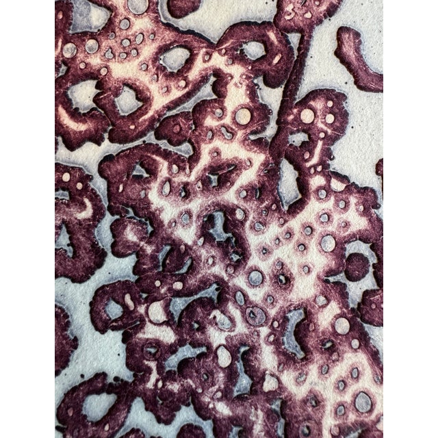 1960s Yannick Ballif Etching and Aquatint on Paper "Au Clair De La Lune" For Sale In New York - Image 6 of 11