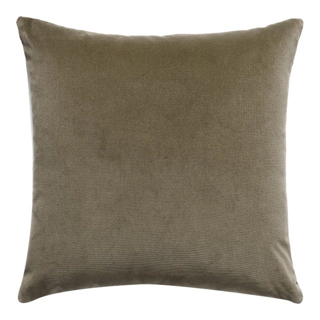 The House of Scalamandré Indus Pillow, Chestnut For Sale