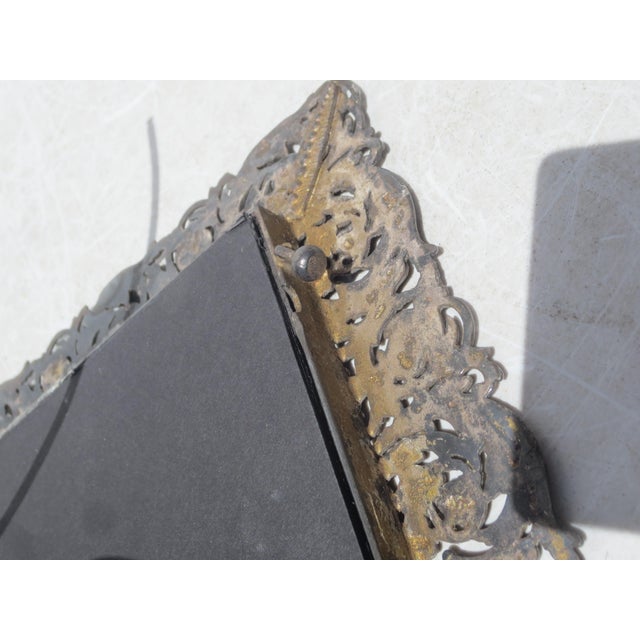 Circa 1900 Silverplate Metal Frame For Sale In New York - Image 6 of 9