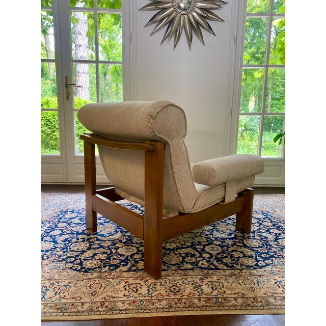 Armchairs and Ottoman attributed to Rolf Benz, Germany, 1980s, Set of 3 For Sale - Image 11 of 13