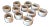 1970s Ceramic Napkin Rings - Set of 11 For Sale