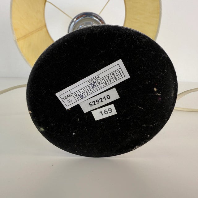 1960s Vintage Clear Glass Column Table Lamps – A Pair For Sale - Image 5 of 8