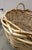1940s Large Bent Wood Wicker Laundry Basket For Sale In Los Angeles - Image 6 of 7