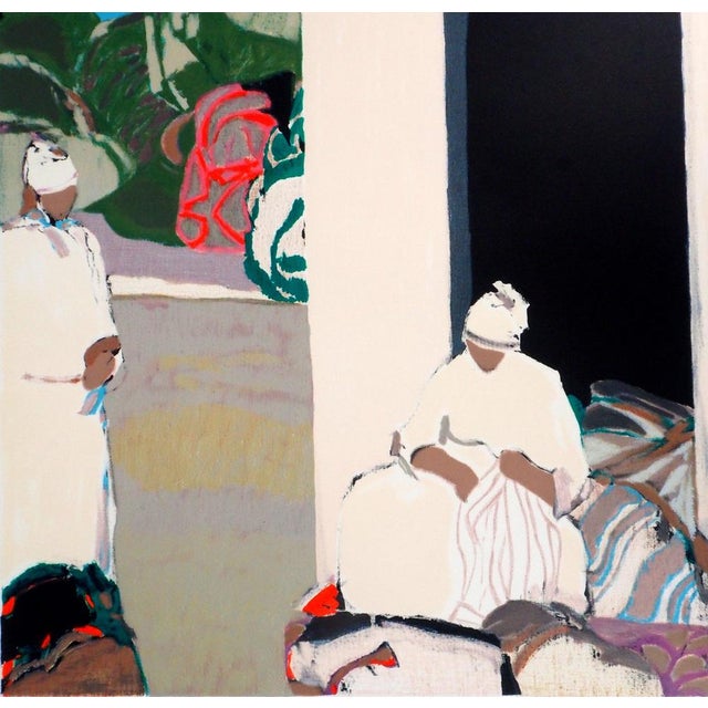 Gabriel Godard (1933-2023) The Seamstresses Original color lithograph Signed in pencil On Arches wove paper, 64 x 88 cm...