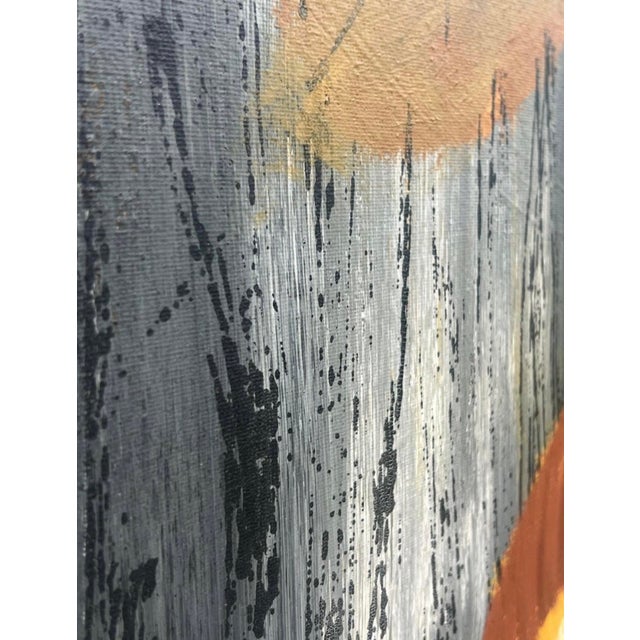 Lee Reynolds X-Large 60s Mid Century Lee Reynolds Magic Mushroom Forest Retro Painting Framed For Sale - Image 4 of 9