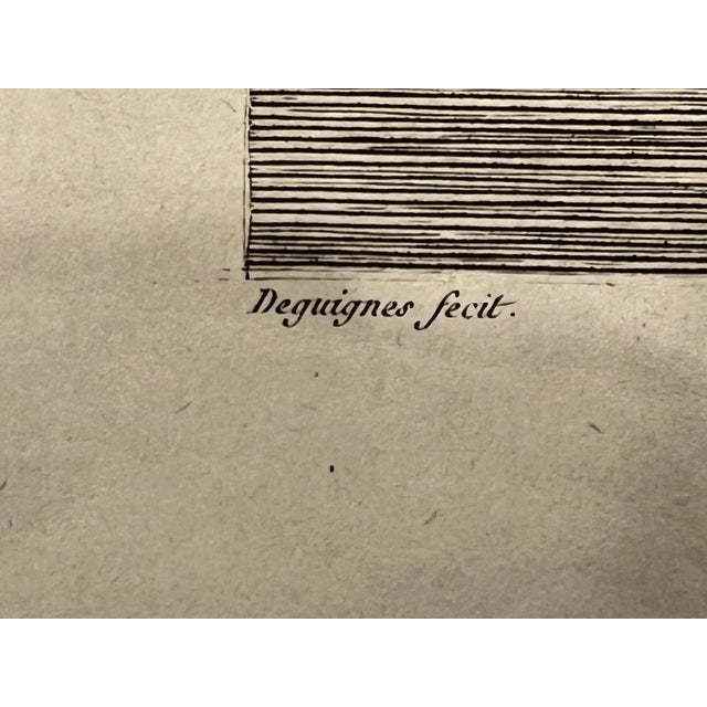 Asian Antique 1808 De Guignes Engraving Bateau De Plaisance Canton China Boat For Sale - Image 3 of 8