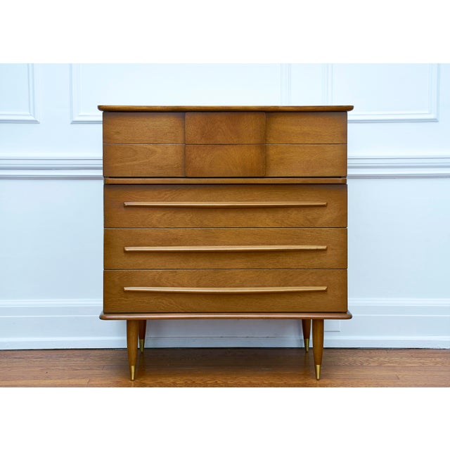 1950s MidCentury Modern United Furniture Corporation 4Drawer Chest of