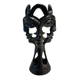 4 Faces Vases from Jean Marais, 1960s For Sale