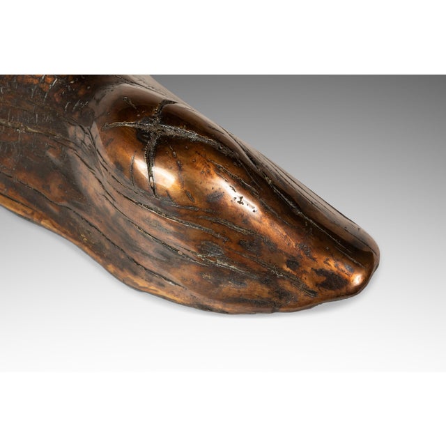 Sculpture Materials 1 of 1 Organic Modern Wall-Hanging "New Beginnings" Sculpture in Solid Bronze by Mark Leblanc for Leblanc Studios, Usa, C. 2020s For Sale - Image 7 of 15