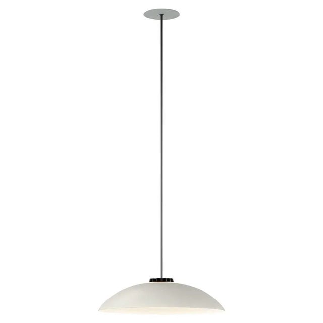 Small White Headhat Plate Pendant Lamp by Santa & Cole For Sale - Image 13 of 13