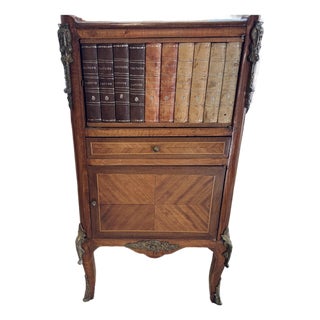 Late 19th Century French Louis XV Style Antique Book Table For Sale