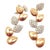 Damiani Antera Yellow/White Gold Diamond Earrings, Pair For Sale