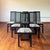 Vintage Italian Postmodern Slat Back Black Dining Chairs, Set of 6 For Sale In Portland, OR - Image 6 of 12
