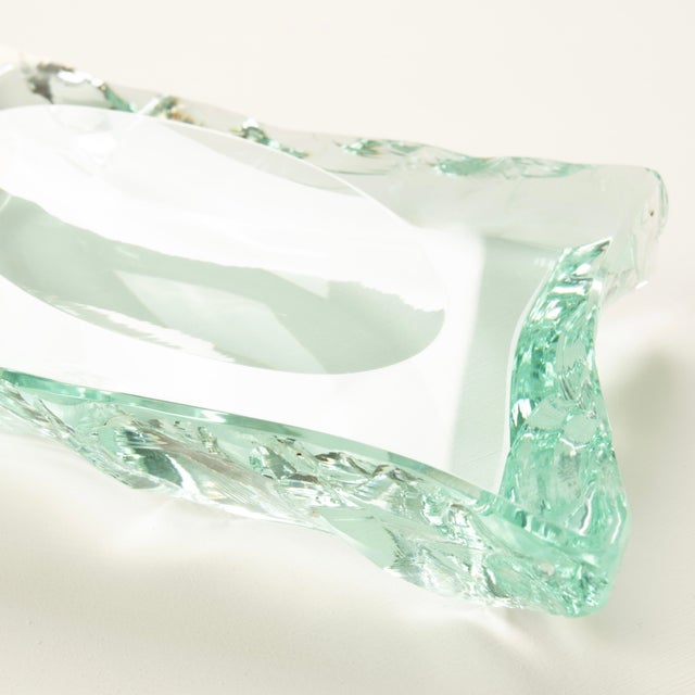 Crystal Ashtray from Fontana Arte, Italy, 1950s For Sale - Image 16 of 17