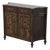 Maitland Smith Leather Wrapped Book Spline Console Cabinet For Sale