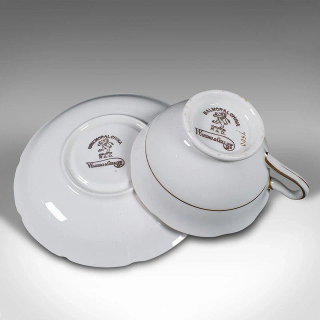 1930s Vintage English Ceramic 10 Person Tea Set For Sale - Image 11 of 11