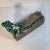Bright Green Mid-Century Art Deco Beaded Lizard on a Faux Bois Ceramic Log. For Sale - Image 8 of 9