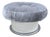 MCM Tufted Velvet Ottoman For Sale