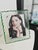 An important portrait frame of large dimensions and refined execution, in very thick crystal glass, chiseled and ground by...