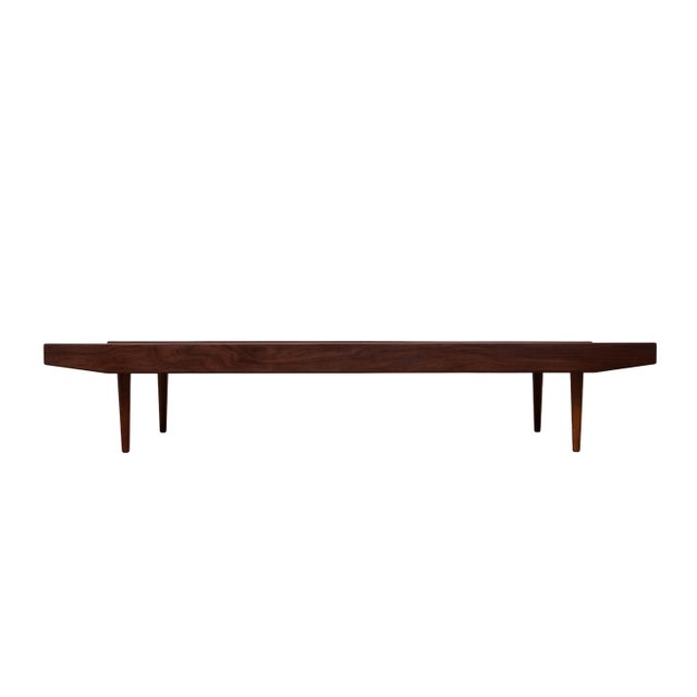 Mid-Century Modern Teak Daybed with Tapered Legs, 1950s For Sale - Image 4 of 11