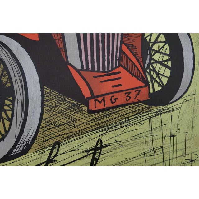 L'Automobile Lithograph Poster after Bernard Buffet For Sale - Image 6 of 7
