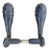Doorhandle in Wrought Iron For Sale